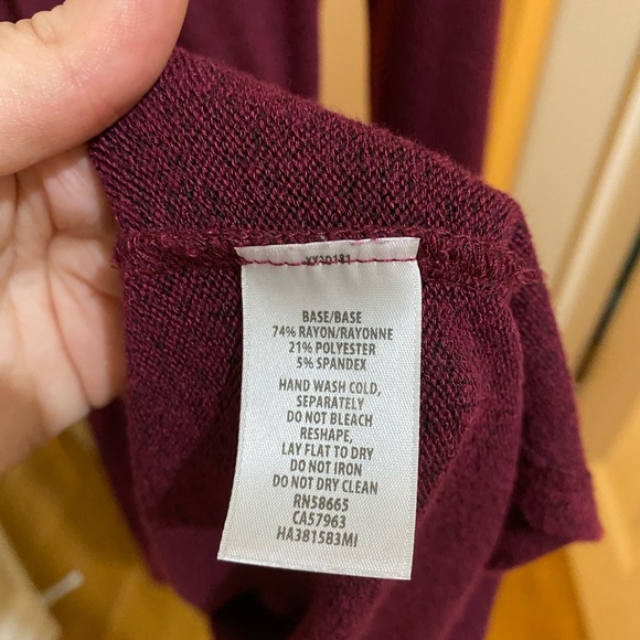 Halogen Mock Neck Ruffle Hem Dress - Picture 4 of 4